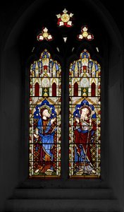 アリマテアの聖ヨセフと聖クレメント、1850 作： Augustus Welby Northmore Pugin